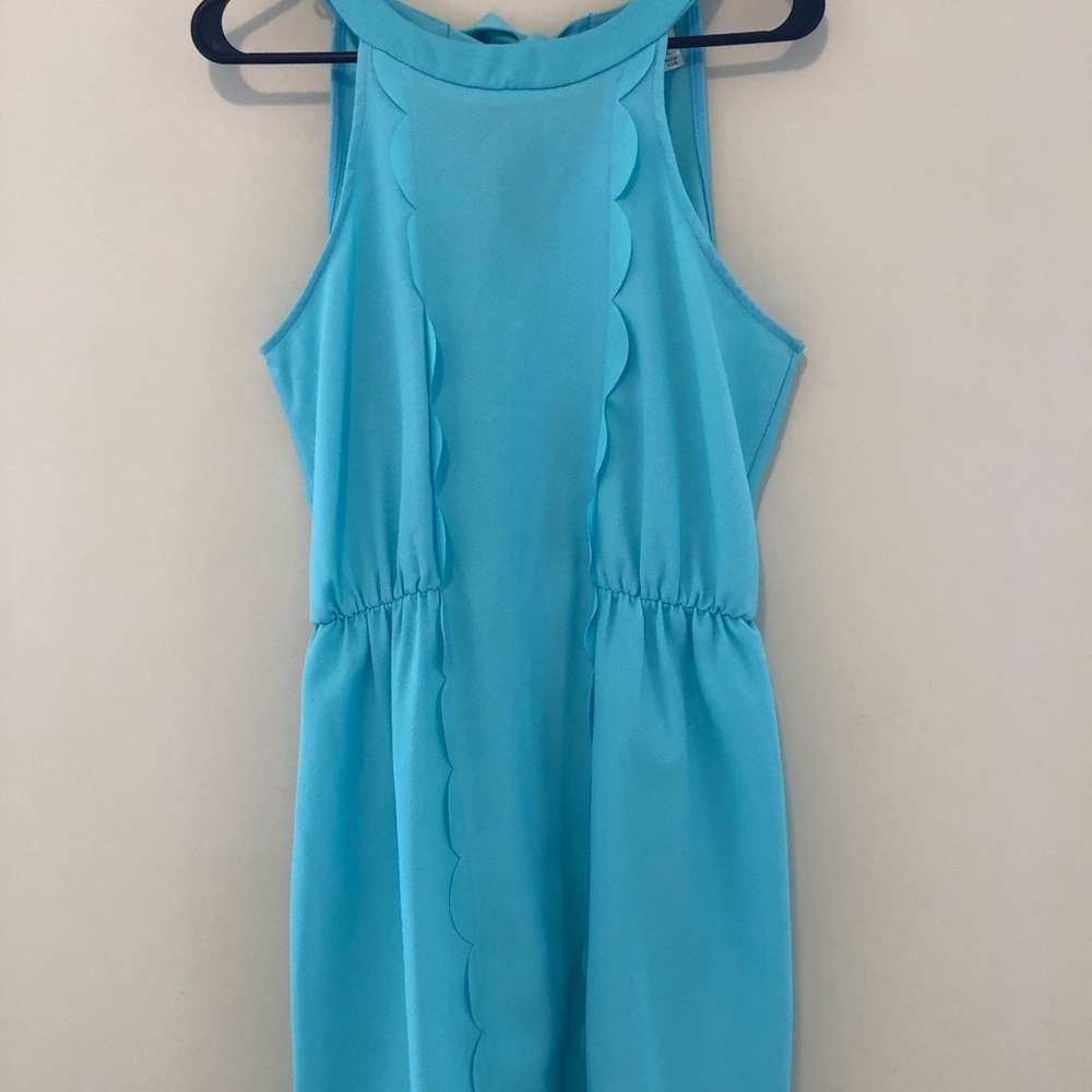 Turquoise Mini Dress